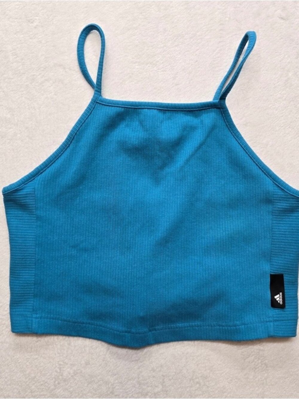 Crop Tank Top Blue Athleisure Y2K Women's‎ XL - Picture 1 of 2